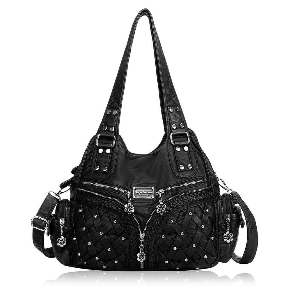 1944 Roomy Fashion Hobo Handbags Purse Satchel Shoulder Bags Tote Washed